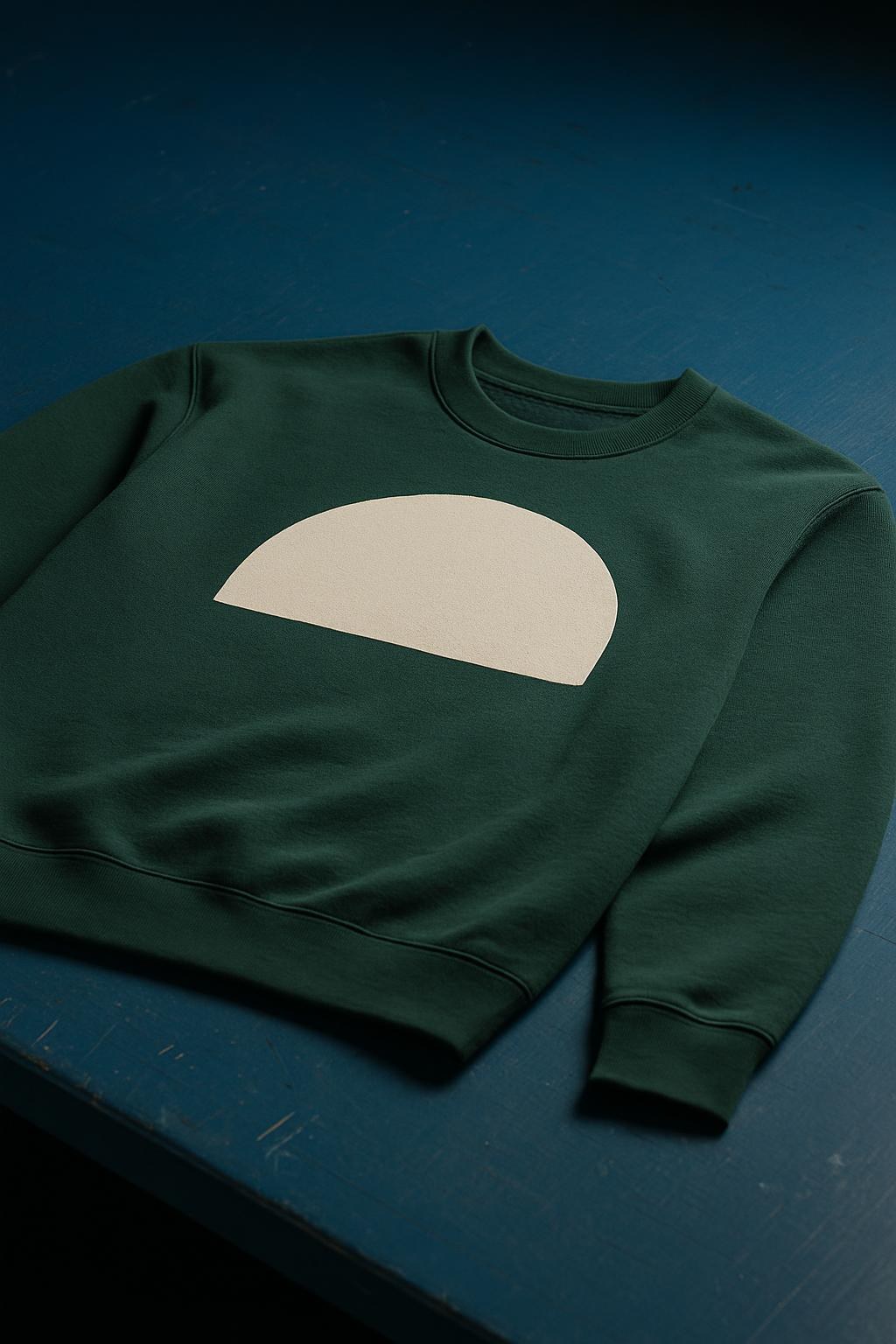 Flock Print Crewneck